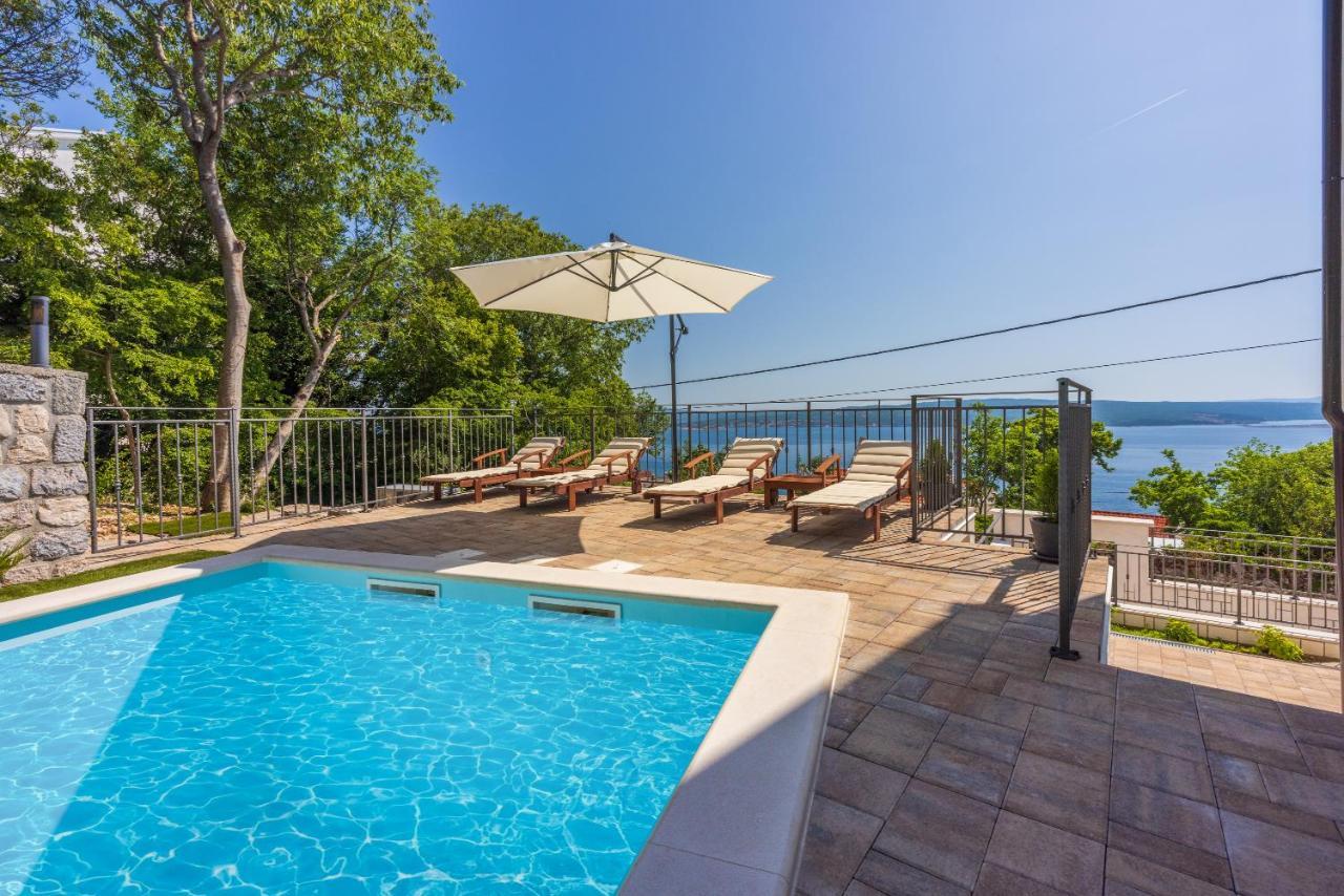 Villa Antani With Heated Pool, Sauna & Jacuzzi Crikvenica Exterior foto